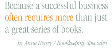 Because a successful business often requires more than just a great series of books.